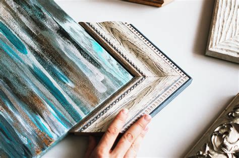 can you frame canvas art? How do the textures and colors of an artwork influence its framing style?