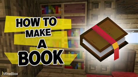 how do you make books in minecraft and why do you think books are important?