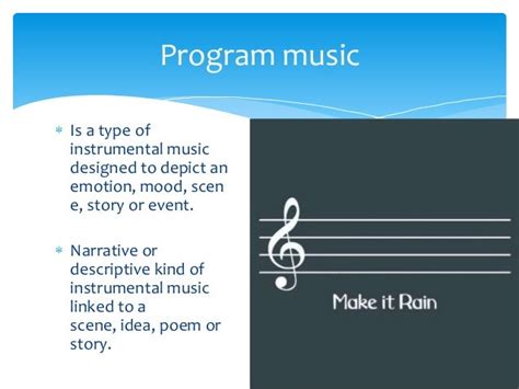 what is programmatic music